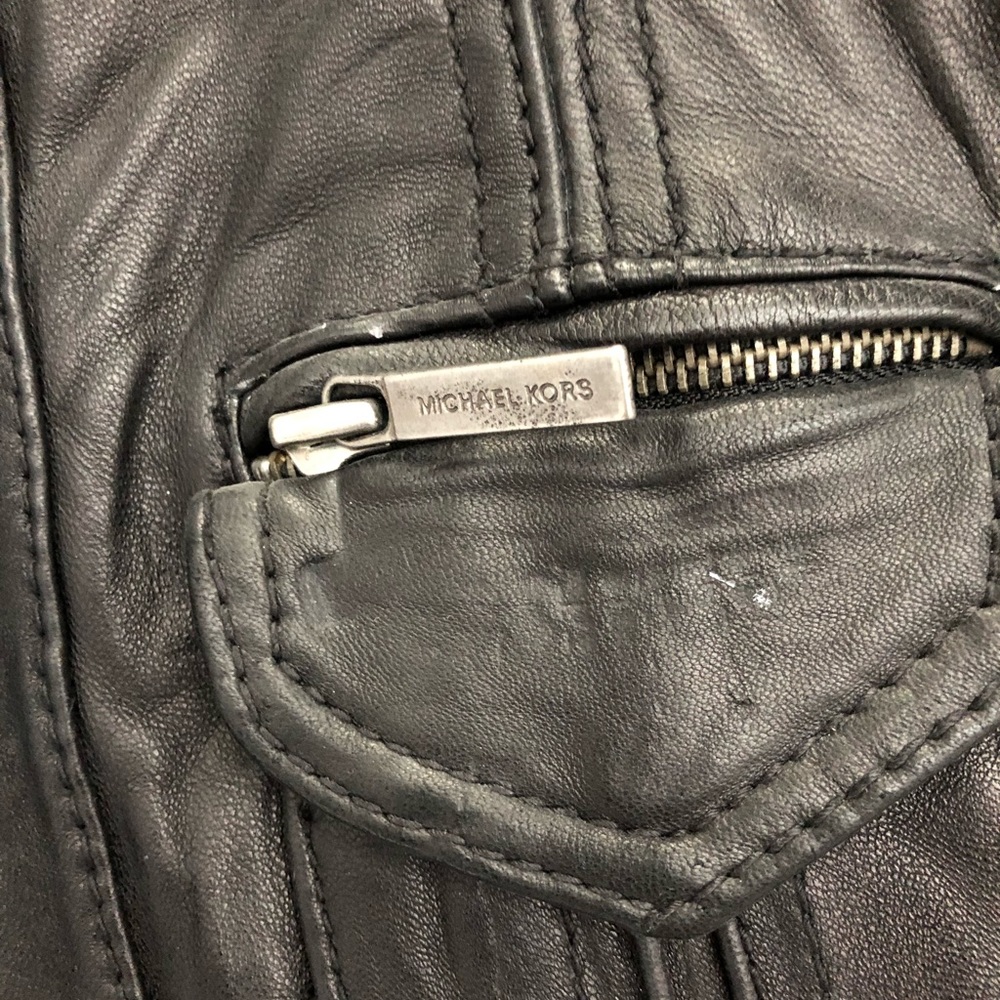 Michael Kors Genuine Leather Jacket